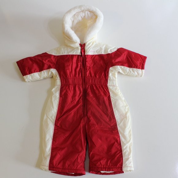 Old Navy Red Ski Snowsuit Size 3-6 Months - Picture 1 of 7